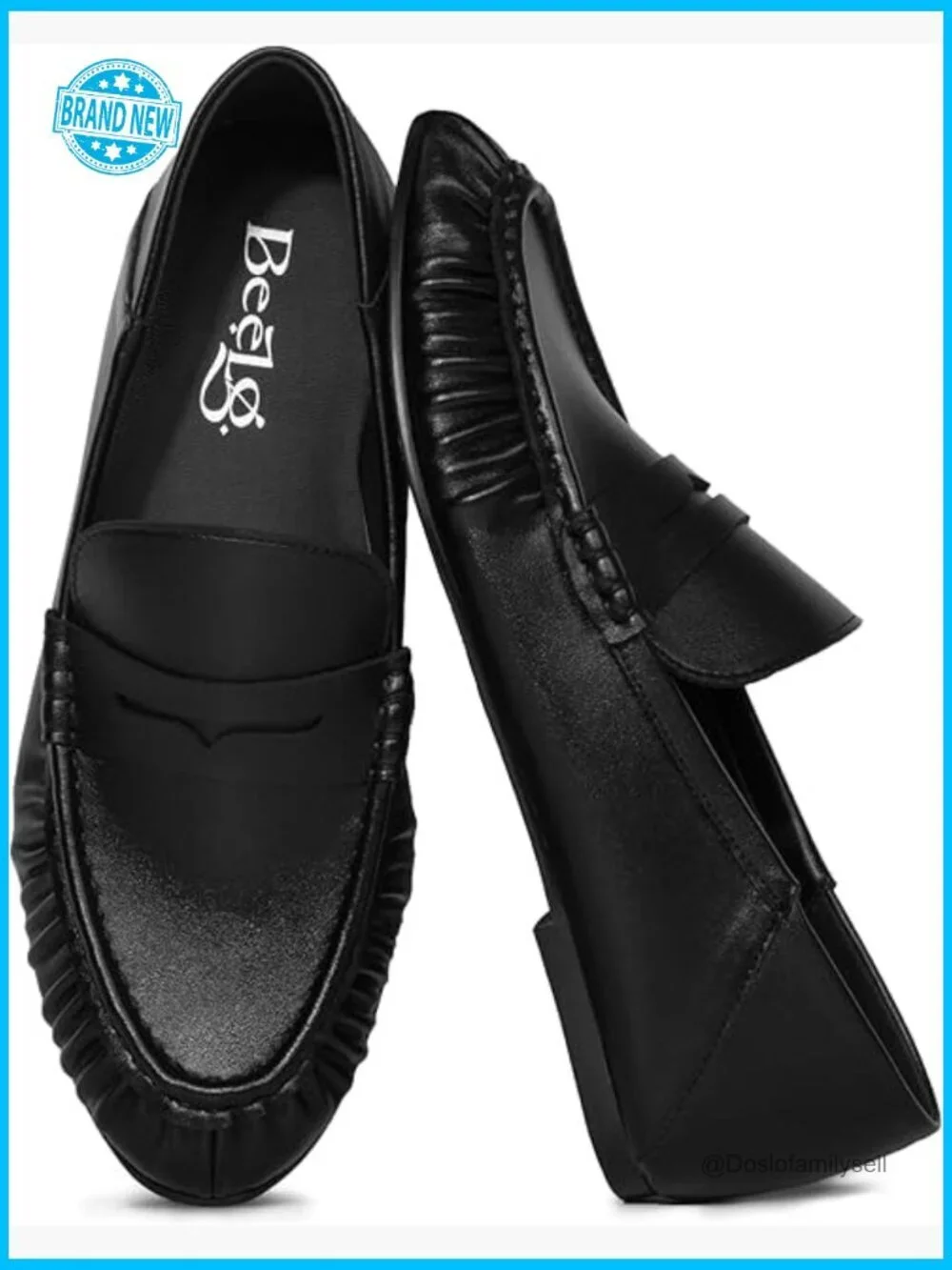 Suede Penny Loafers Women's Flats Classic Vintage Dressy Casual Work Shoes
